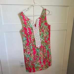 Lilly Pulitzer Pink and Green Floral Dress
